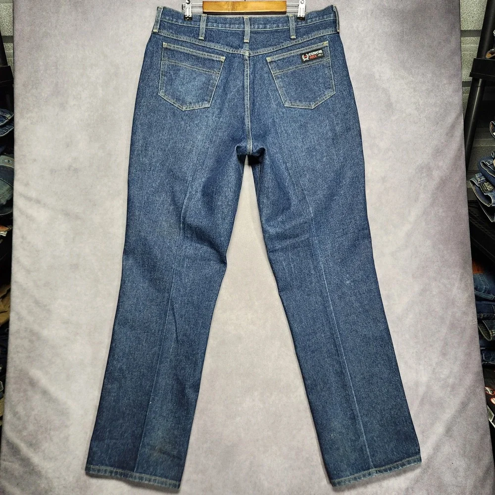 Vintage Cinch WRX FR Flame Resistant Green Label Jeans 38x36 Mens Workwear Pants